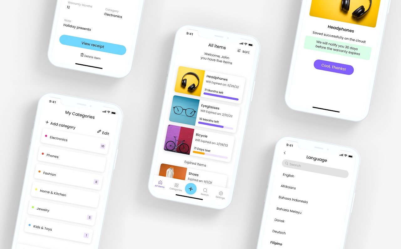 Warranty Keeper redesign overview